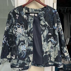 Chicos size 2 Jean jacket
